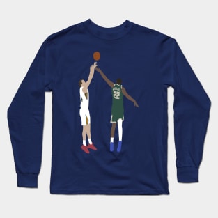 Bojan Bogdanovic Game Winner Over Kris Middleton Long Sleeve T-Shirt